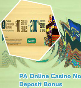 No deposit bonus online casino pa